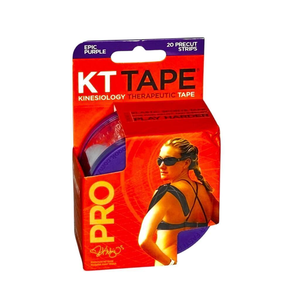 KT Therapeutic Tape PRO Purple 20 Precut Strips